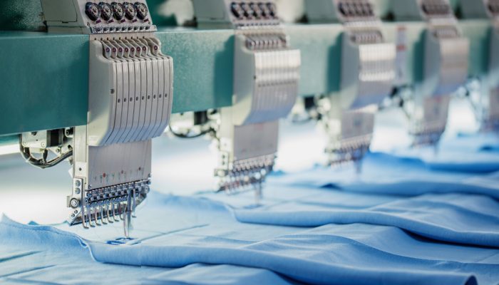 Embroidery industrial machine